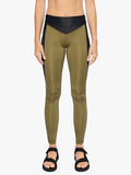 KORAL LEGGING TAINT SHANTUNG - High Rise Amarelo/Black