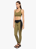 KORAL LEGGING TAINT SHANTUNG - High Rise Amarelo/Black