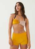 P.E NATION SWIMWEAR INFINITY SHORT - HONEY
