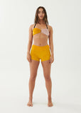 P.E NATION SWIMWEAR INFINITY SHORT - HONEY