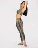 MICHI LEGGING INSTINCT PLANTAE PRINT DESERT SAND