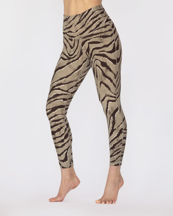 MICHI LEGGING INSTINCT TIGER PRINT DESERT SAND