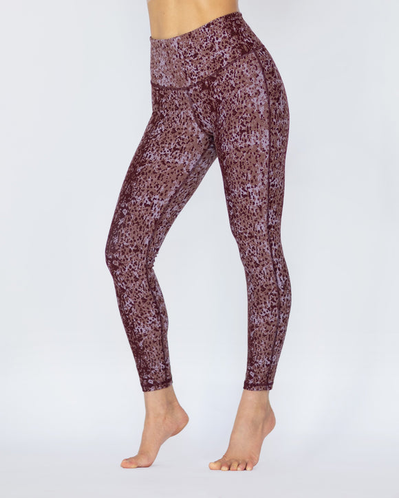 MICHI LEGGING INSTINCT PLANTAE PRINT ROSEWOOD