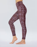 MICHI LEGGING INSTINCT PLANTAE PRINT ROSEWOOD