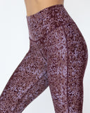 MICHI LEGGING INSTINCT PLANTAE PRINT ROSEWOOD