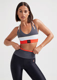 PE NATION BRA JUMP SHOT IN CHARCOAL