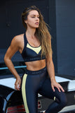 KORAL BRA EMBLEM INFINITY BLACK/PINA