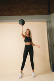 LORNA JANE LEGGING Checkerboard Ankle Biter Leggings - BLACK