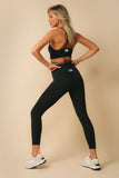 LORNA JANE LEGGING Checkerboard Ankle Biter Leggings - BLACK