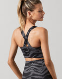 LILYBOD BRA AMBER-2X - SLATE TIGER PRINT