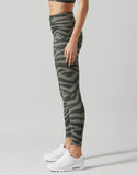 LILYBOD LEGGING ARIANA - DUSTY OLIVE TIGER PRINT