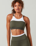 LILYBOD BRA BROOKE-XR - TARMAC, WHITE, BLUE BELL and BLACK OLIVE