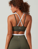LILYBOD BRA BROOKE-XR - TARMAC, WHITE, BLUE BELL and BLACK OLIVE