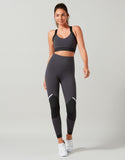 LILYBOD LEGGING CARLY-XR - OBSIDIAN, SMOKE BLACK & WHITE