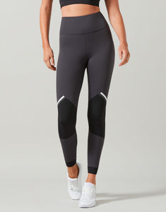 LILYBOD LEGGING CARLY-XR - OBSIDIAN, SMOKE BLACK & WHITE