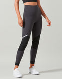 LILYBOD LEGGING CARLY-XR - OBSIDIAN, SMOKE BLACK & WHITE