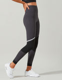 LILYBOD LEGGING CARLY-XR - OBSIDIAN, SMOKE BLACK & WHITE