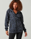 LILYBOD JACKET EVIE - OBSIDIAN GREY LEOPARD