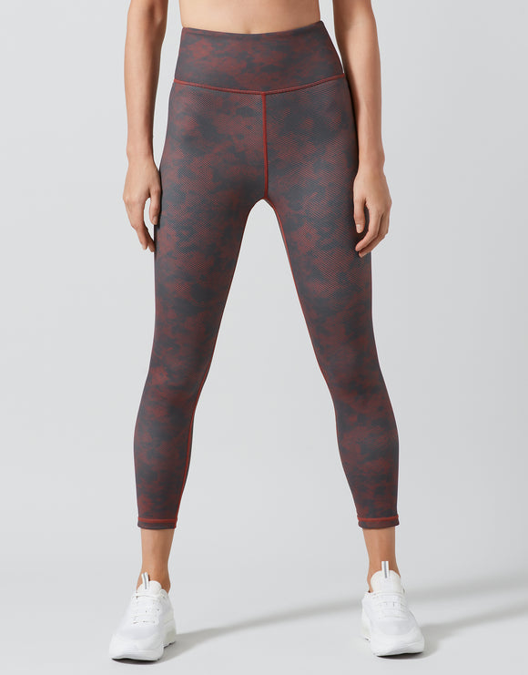 LILYBOD LEGGING ILLANOIS - STUCCO PRINT WINE