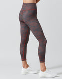 LILYBOD LEGGING ILLANOIS - STUCCO PRINT WINE