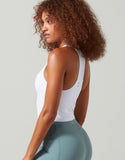 LILYBOD BRA MILLIE - SHELF BRA TANK SIGNATURE WHITE