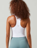 LILYBOD BRA MILLIE - SHELF BRA TANK SIGNATURE WHITE