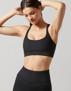 LILYBOD BRA MADISON RIVER - SMOKE BLACK
