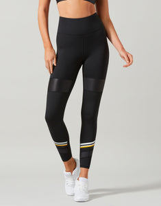 LILYBOD LEGGING TAYLOR-XR - BLACK & LEMON