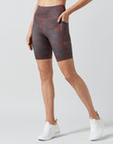LILYBOD LEGGING TEKITA BIKER SHORTS - WINE