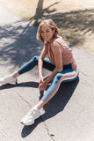 LORNA JANE LEGGING No Ride Sportif Ankle Biter Leggings - PALE INDIGO