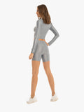 KORAL Luca Infinity Crop Top - Heather Grey