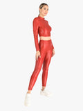 KORAL Legging Lustrous Max High Rise - Rouge