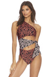 BEACH RIOT RAE ONE PIECE BABY PINK / LOVE RED
