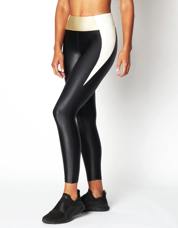 HEROINE LEGGING RACER [ IVORY / BRUSHED GOLD ]
