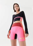 P.E NATION TOP HIGH PRESS LS TOP IN BLACK