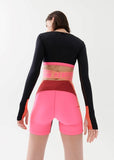 P.E NATION TOP HIGH PRESS LS TOP IN BLACK