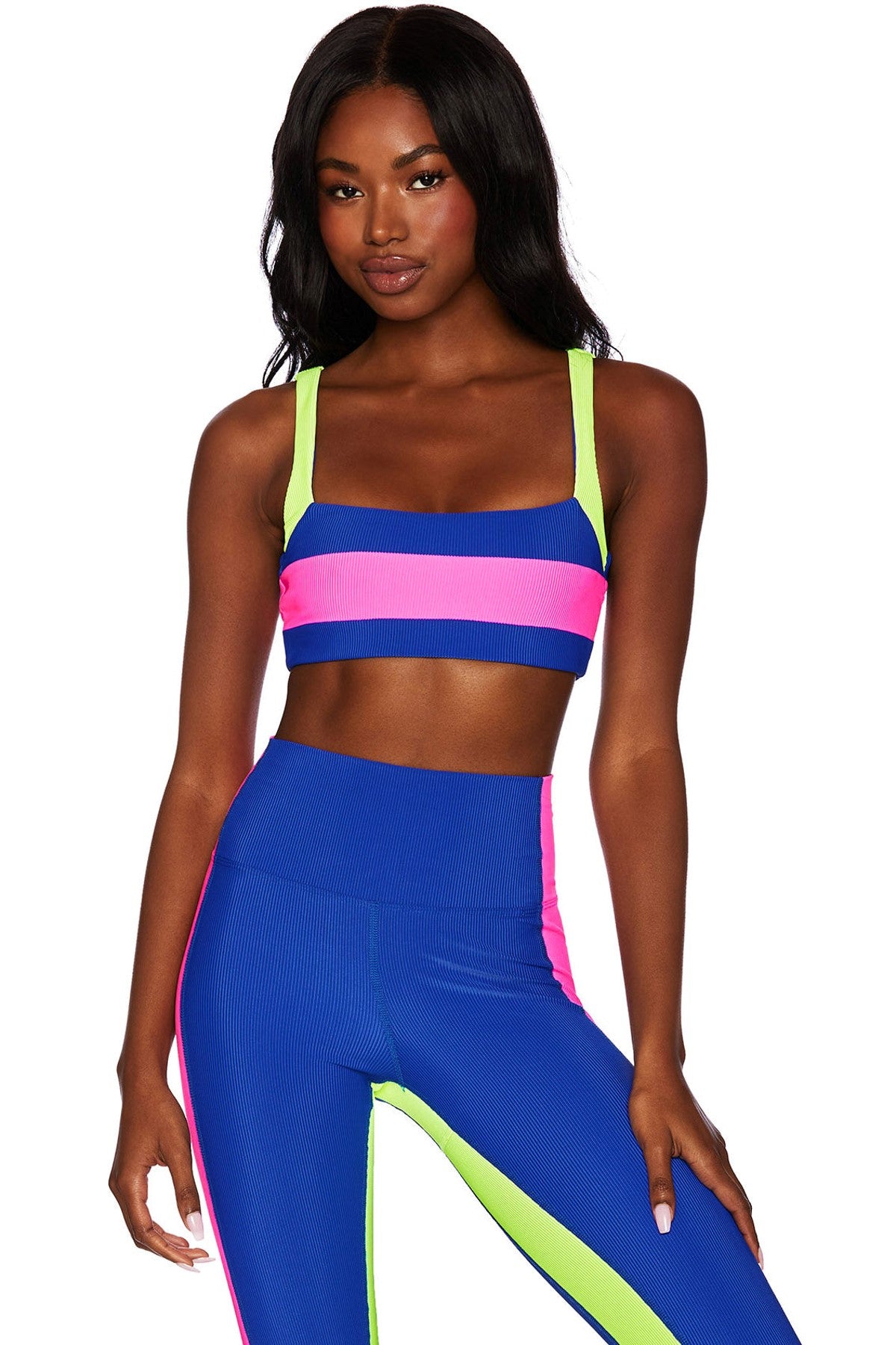 Beach riot sports sales bra