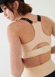 P.E NATION BRA COMEBACK SPORTS BRA IN MAPLE