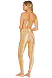 BEACH RIOT LEGGING PIPER GOLDEN SNAKESKIN