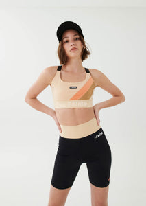 P.E NATION BRA COMEBACK SPORTS BRA IN MAPLE