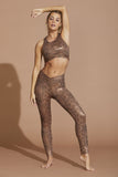 BEACH RIOT LEGGING TWIST SHINE ROSE GOLD SNAKESKIN