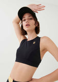 P.E NATION BRA BACKSWING SPORTS BRA IN BLACK