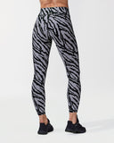 MICHI LEGGING VERVE TIGER PRINT MARBLE GREY