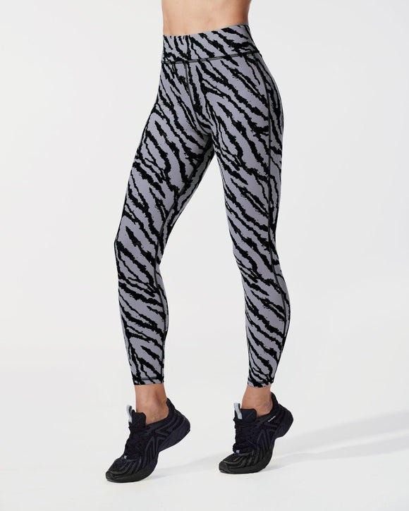 MICHI LEGGING VERVE TIGER PRINT MARBLE GREY