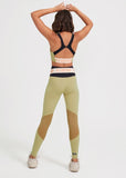 PE NATION LEGGING Triple Double in Olive