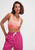 PE NATION BRA Box Out in Coral