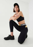 P.E NATION LEGGING BACKSWING IN BLACK