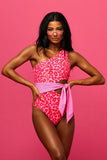 BEACH RIOT SWIMWEAR RAE ONE PIECE LOVE LEOPARD