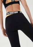 P.E NATION LEGGING BACKSWING IN BLACK