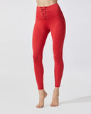 MICHI LEGGING REBEL FIRED RED